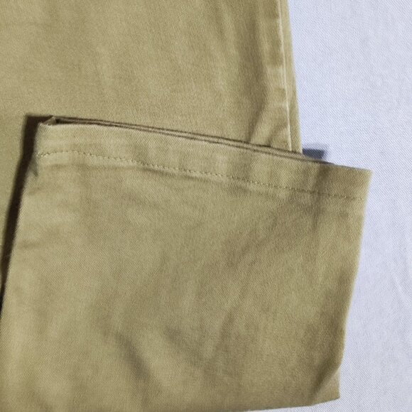Chico's jeans woman's 2( L/12) olive green colour Platinum Boyfriend style - Picture 8 of 14